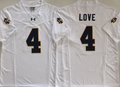 Men's Norte Dame Fighting Irish Jeremiyah Love White Player Jersey