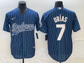 Men's Los Angeles Dodgers Julio Urias Blue Player Jersey Joint Edition