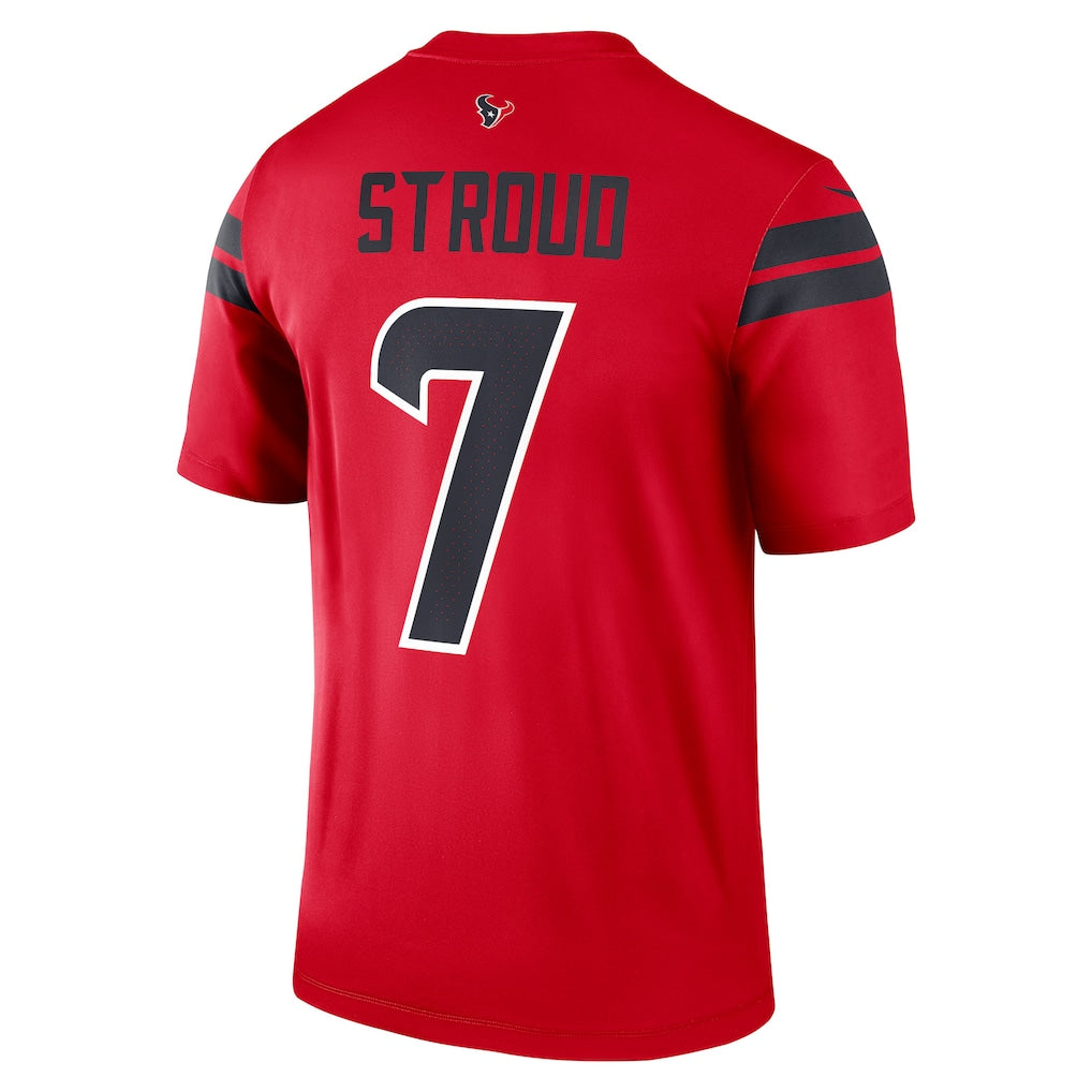 H.Texans #7 C.J. Stroud Red Legend Player Performance Top Jersey