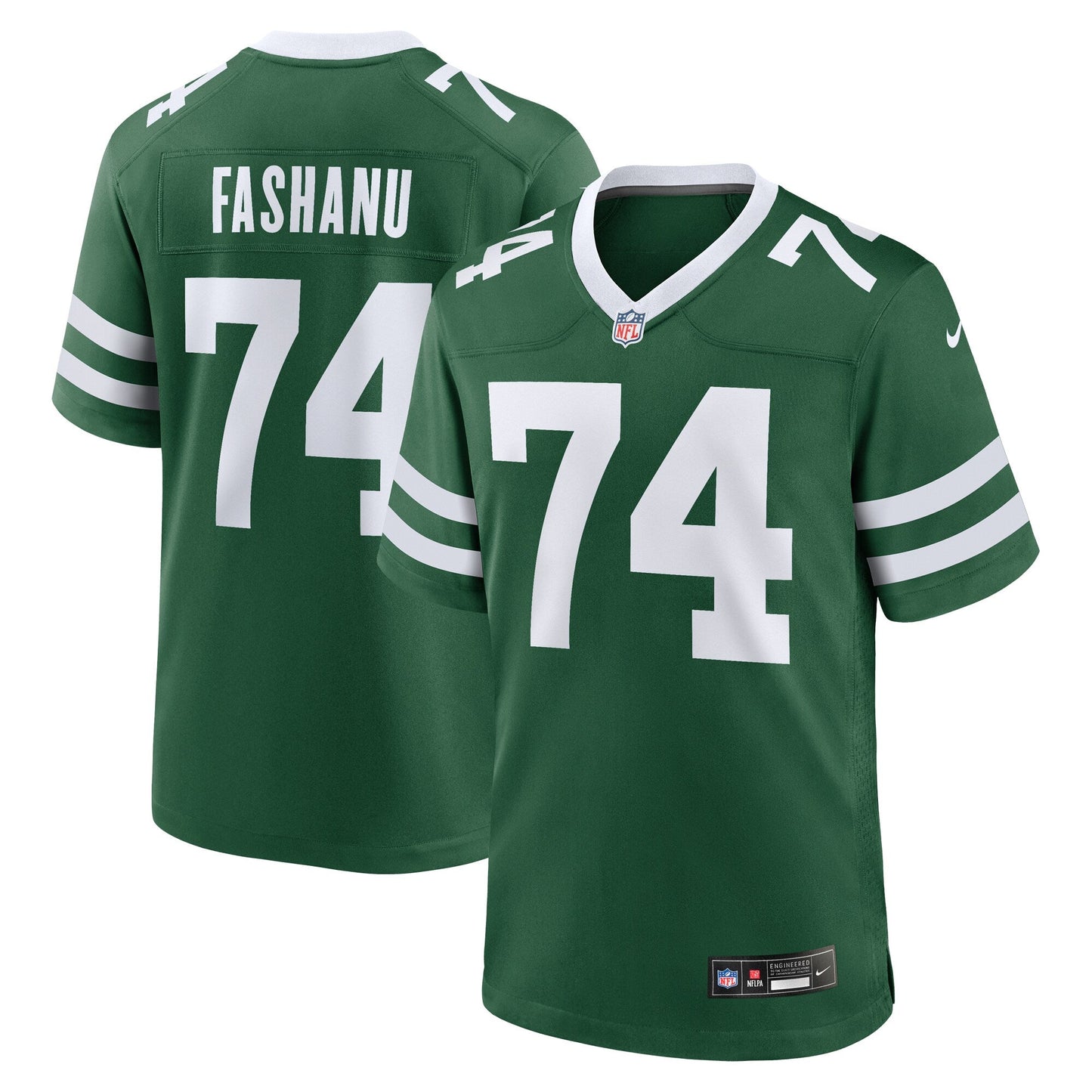 Olu Fashanu New York Jets  2024 NFL Draft First Round Pick   Game Jersey - Gotham Green