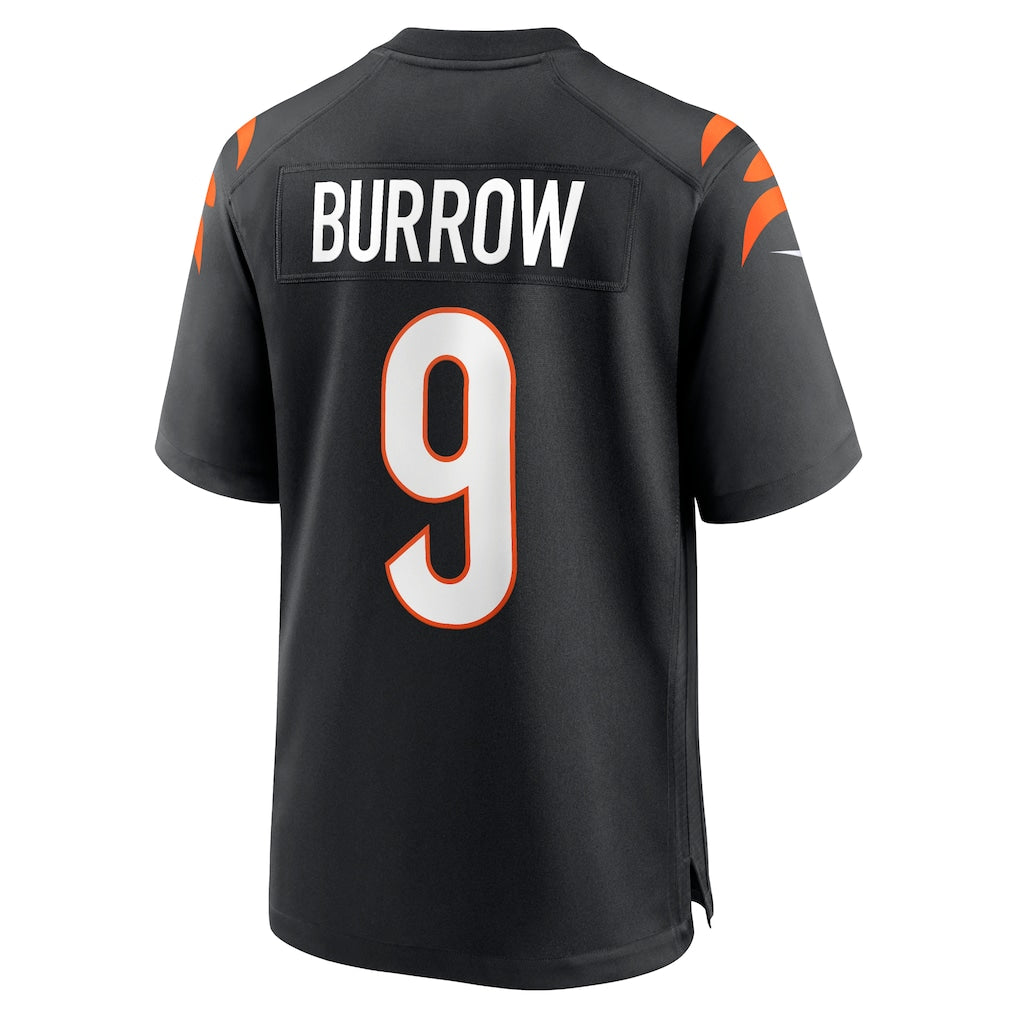 C.Bengals #9 Joe Burrow Black Player Game Jersey