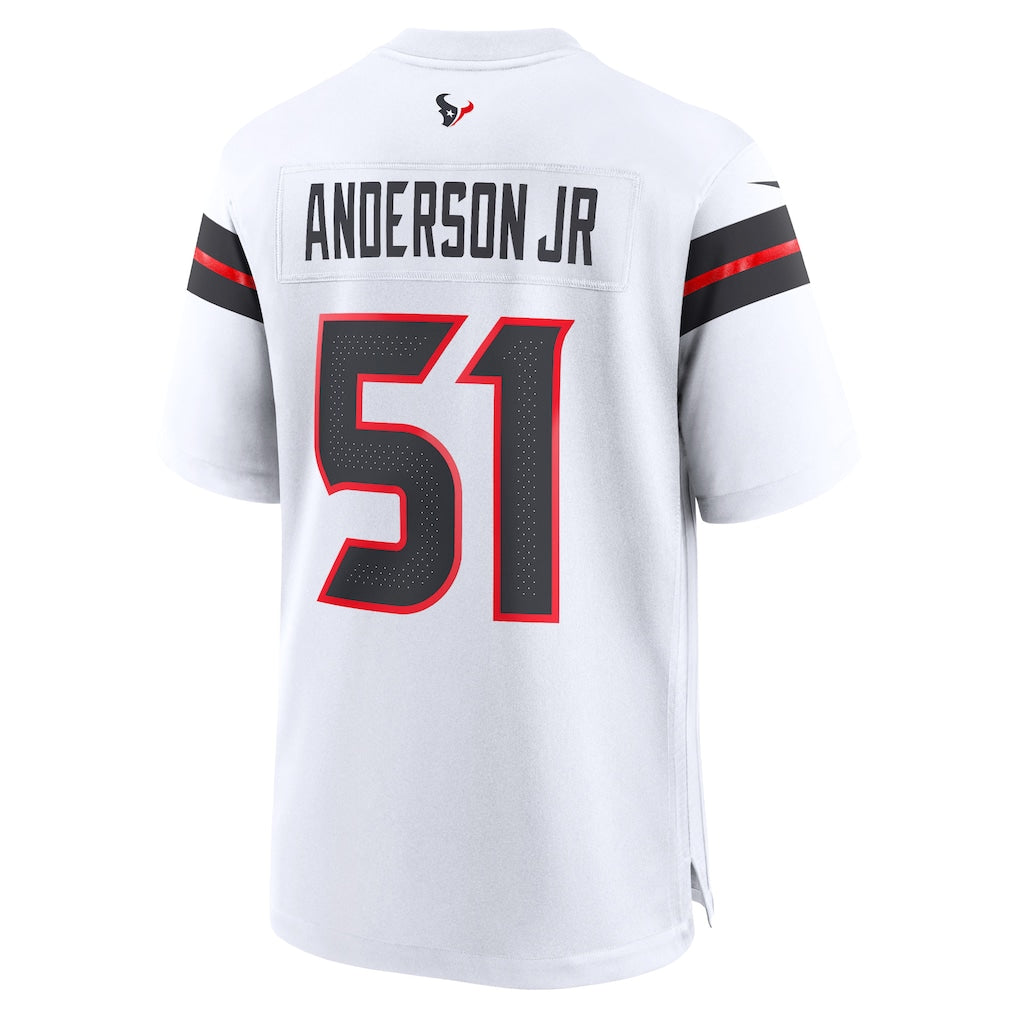 H.Texans #51 Will Anderson Jr. White Game Jersey