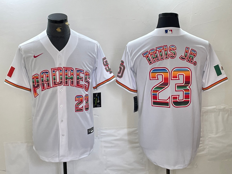 Men's San Diego Padres Fernando Tatis Jr. White Limited Player Jersey