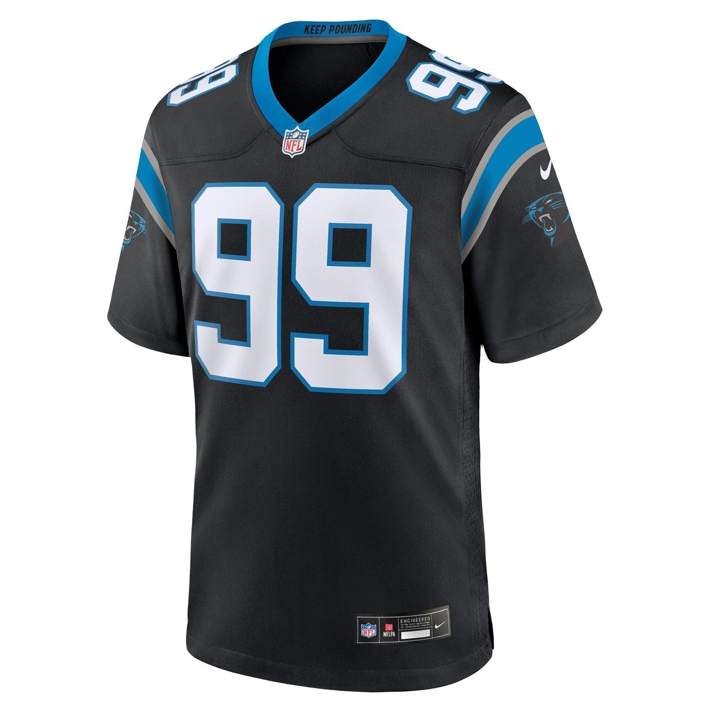 Shy Tuttle Carolina Panthers  Game   Jersey - Black