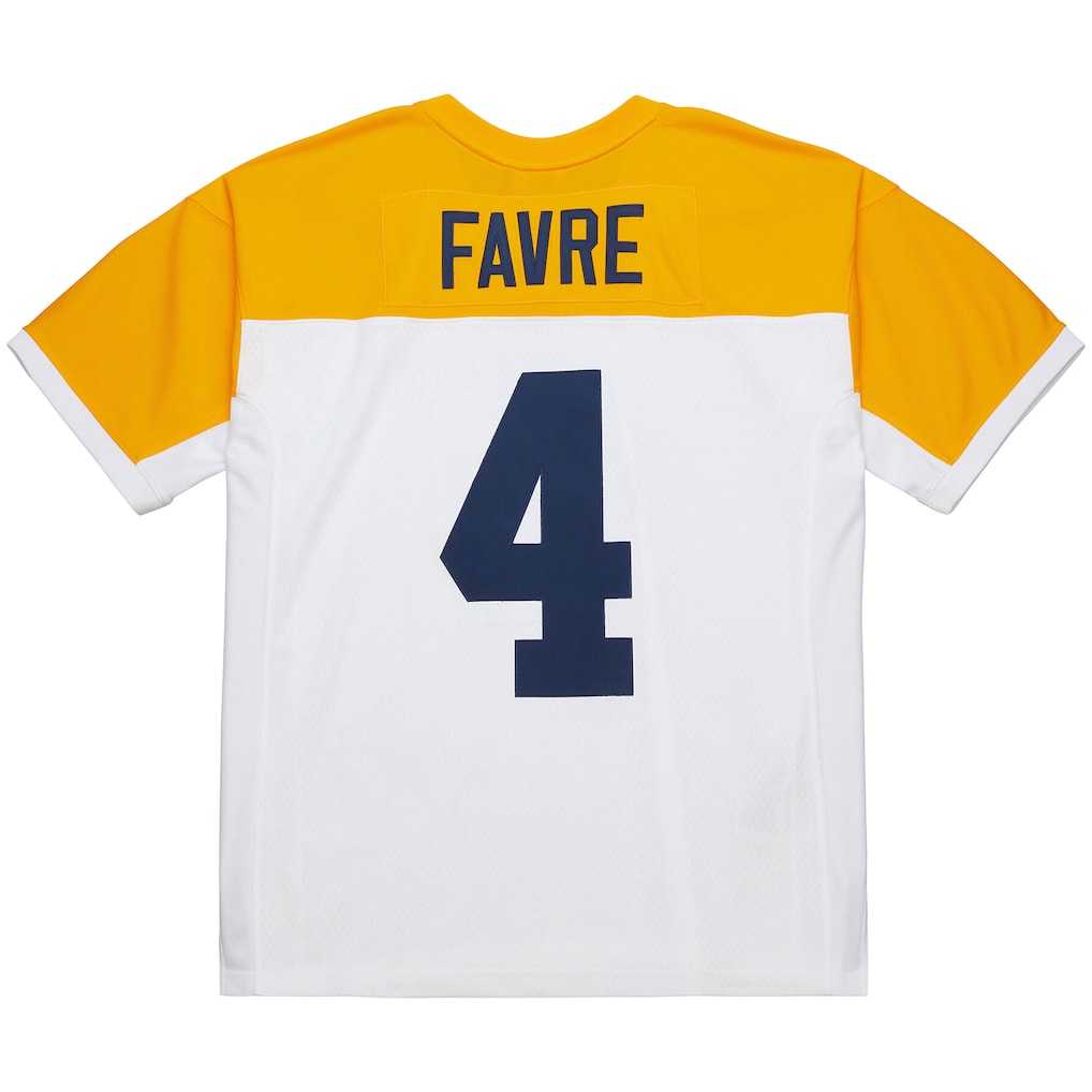 GB. Packers #4 Brett Favre  White 1994 Legacy Replica Jersey