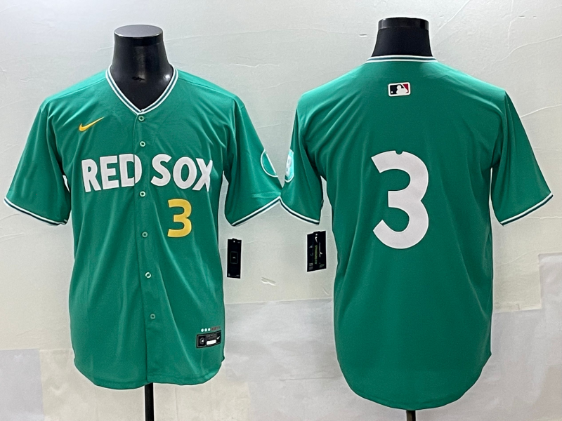 Men's Boston Red Sox Ceddanne Rafaela Green 2025 City Connect Limited Player Jersey
