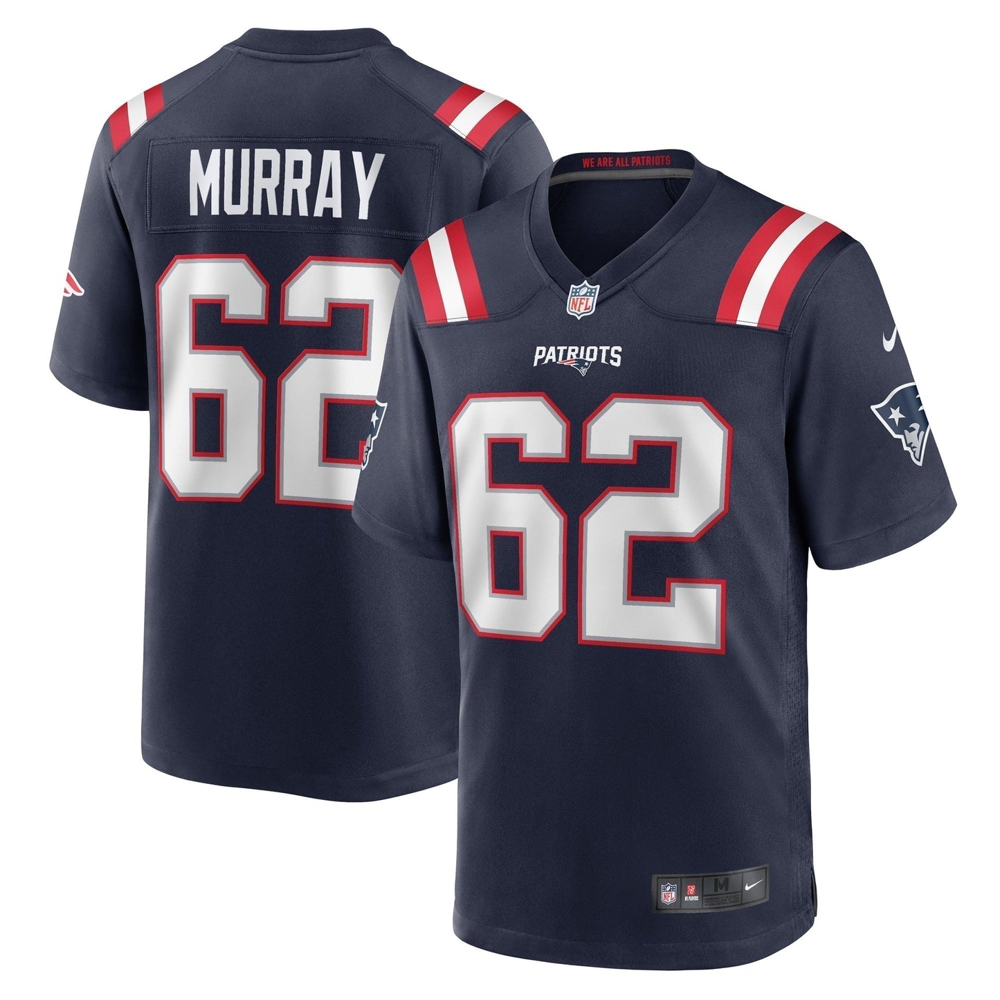 Bill Murray New England Patriots  Game   Jersey - Navy