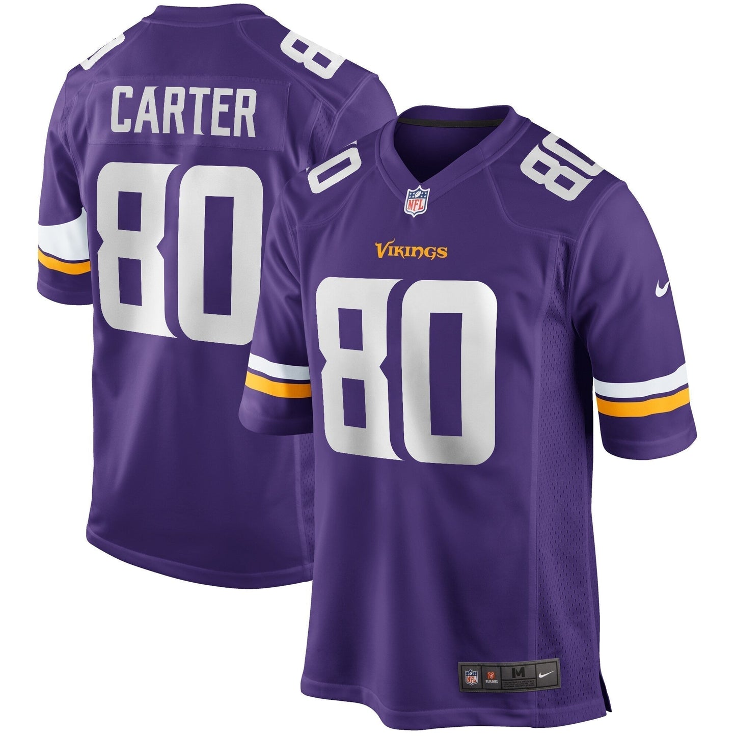 Cris Carter Minnesota Vikings  Game Retired   Jersey - Purple