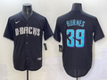 Men's Arizona Diamondbacks Corbin Burnes Black Player Jersey