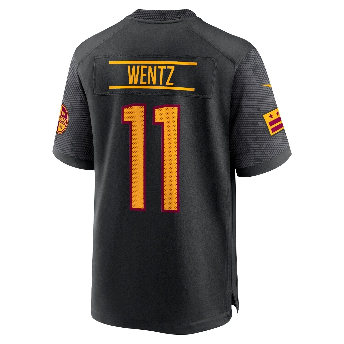 Carson Wentz Washington Commanders  Alternate Game   Jersey - Black