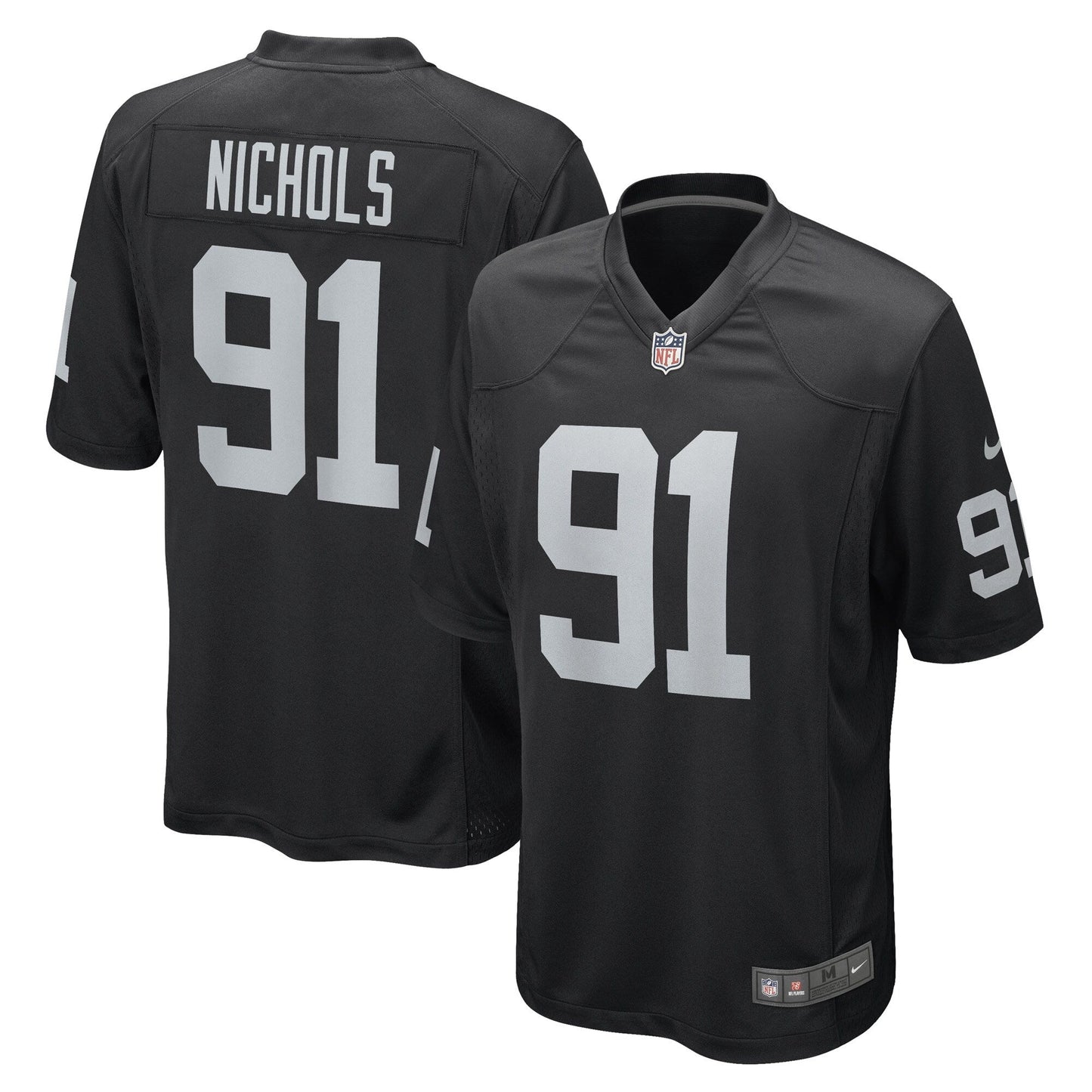 Bilal Nichols Las Vegas Raiders  Game   Jersey - Black