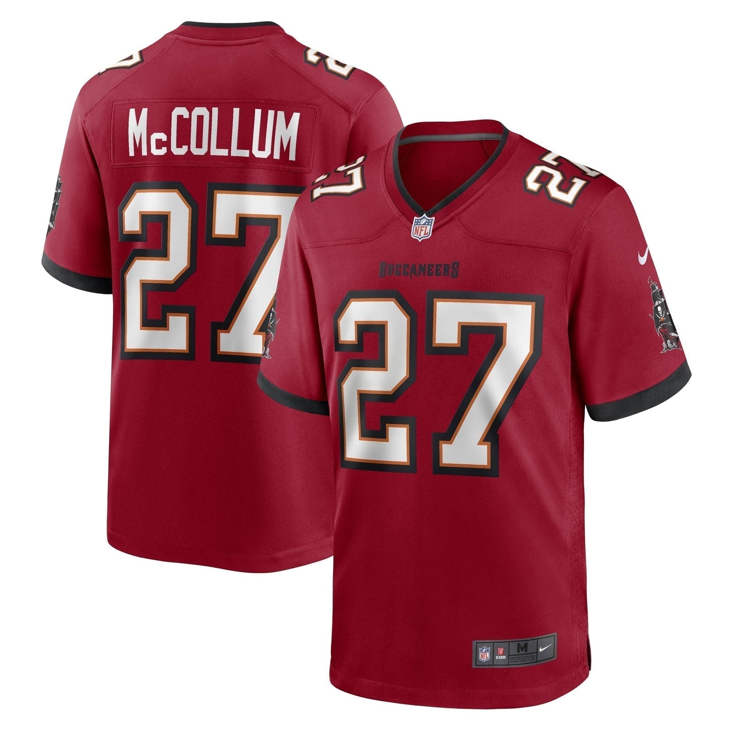 Zyon McCollum Tampa Bay Buccaneers  Game   Jersey - Red