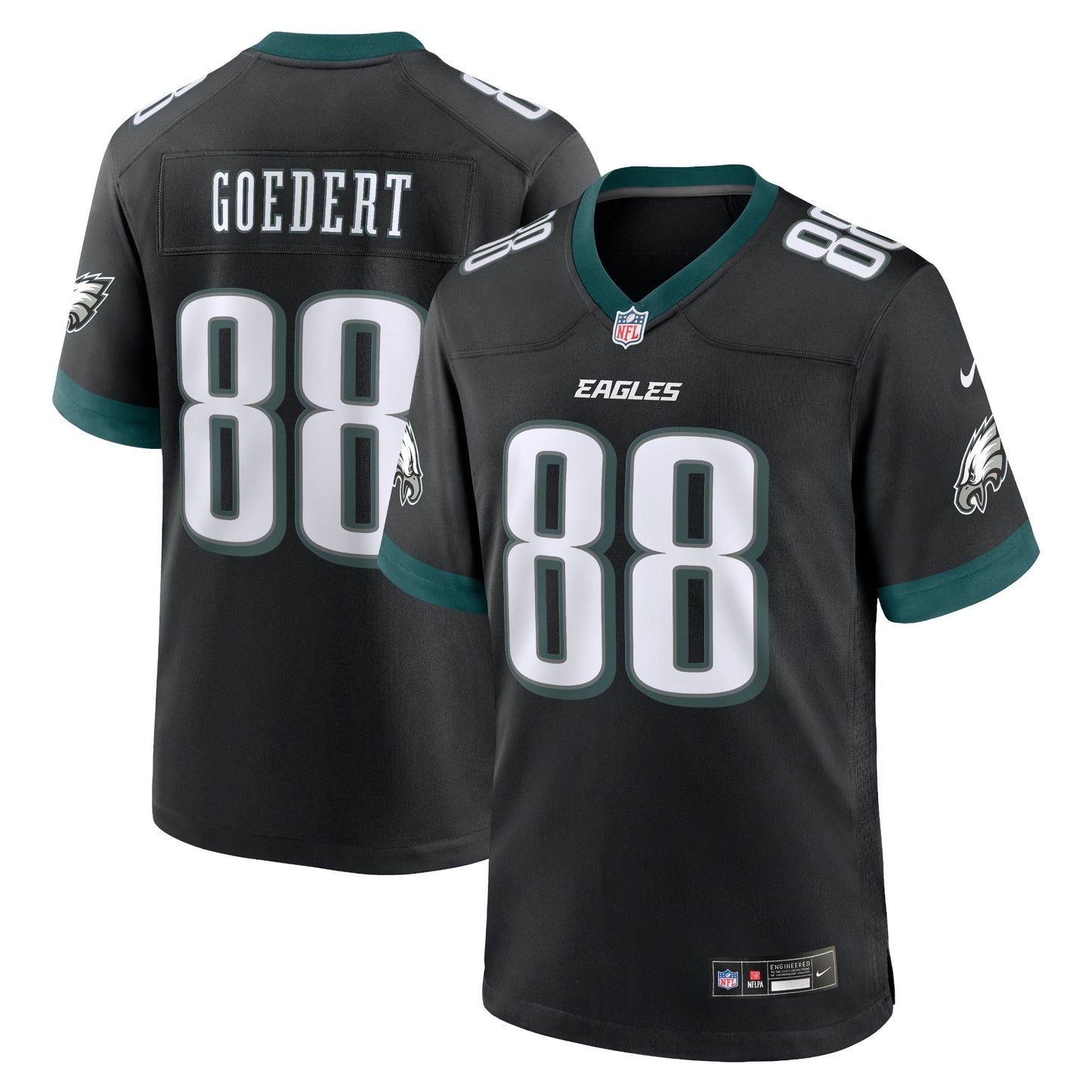 Dallas Goedert Philadelphia Eagles  Alternate Game Jersey - Black