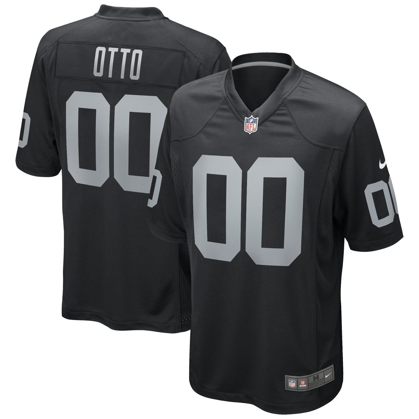 Jim Otto Las Vegas Raiders  Game Retired   Jersey - Black