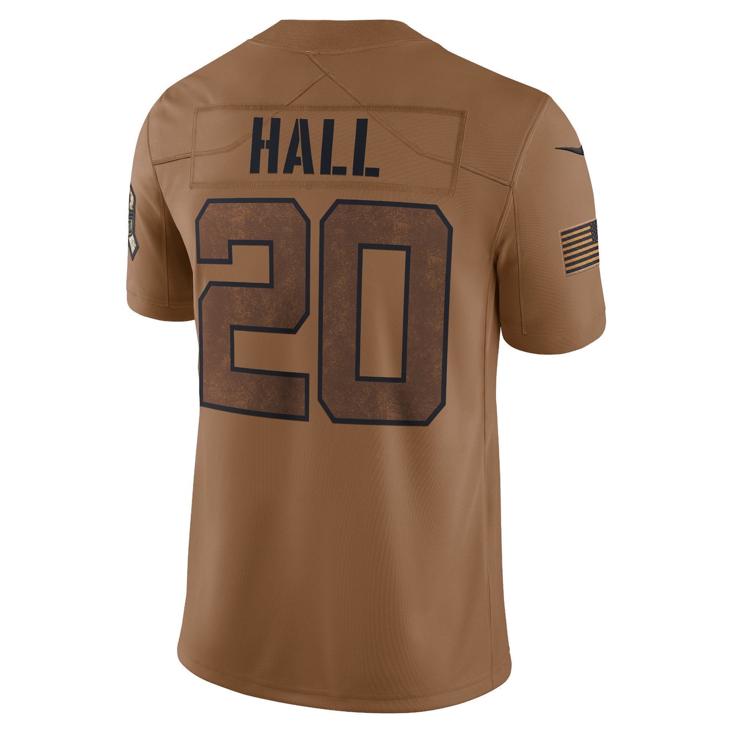 Breece Hall New York Jets  Salute To Service Limited Jersey - Brown