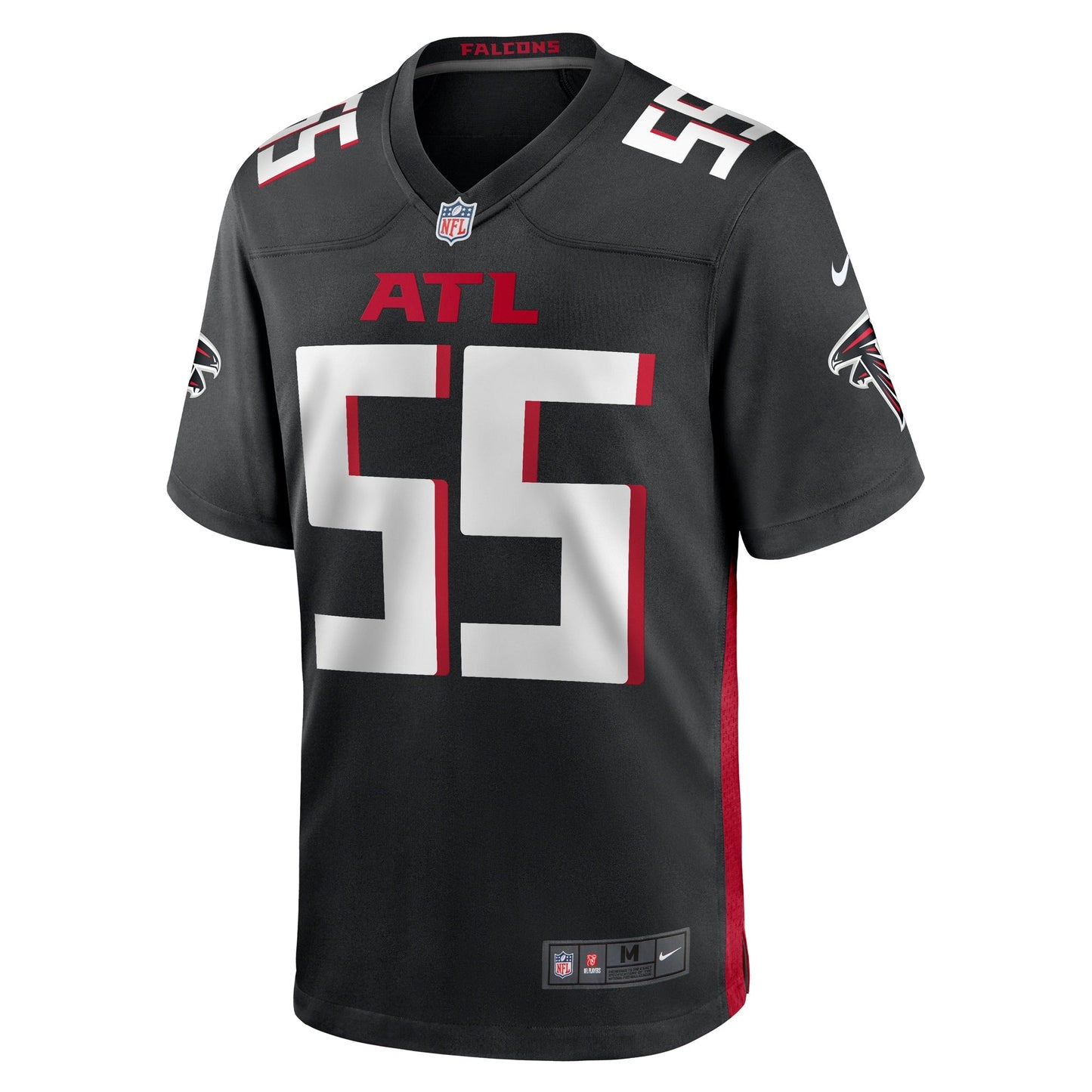 Kaden Elliss Atlanta Falcons  Game   Jersey - Black