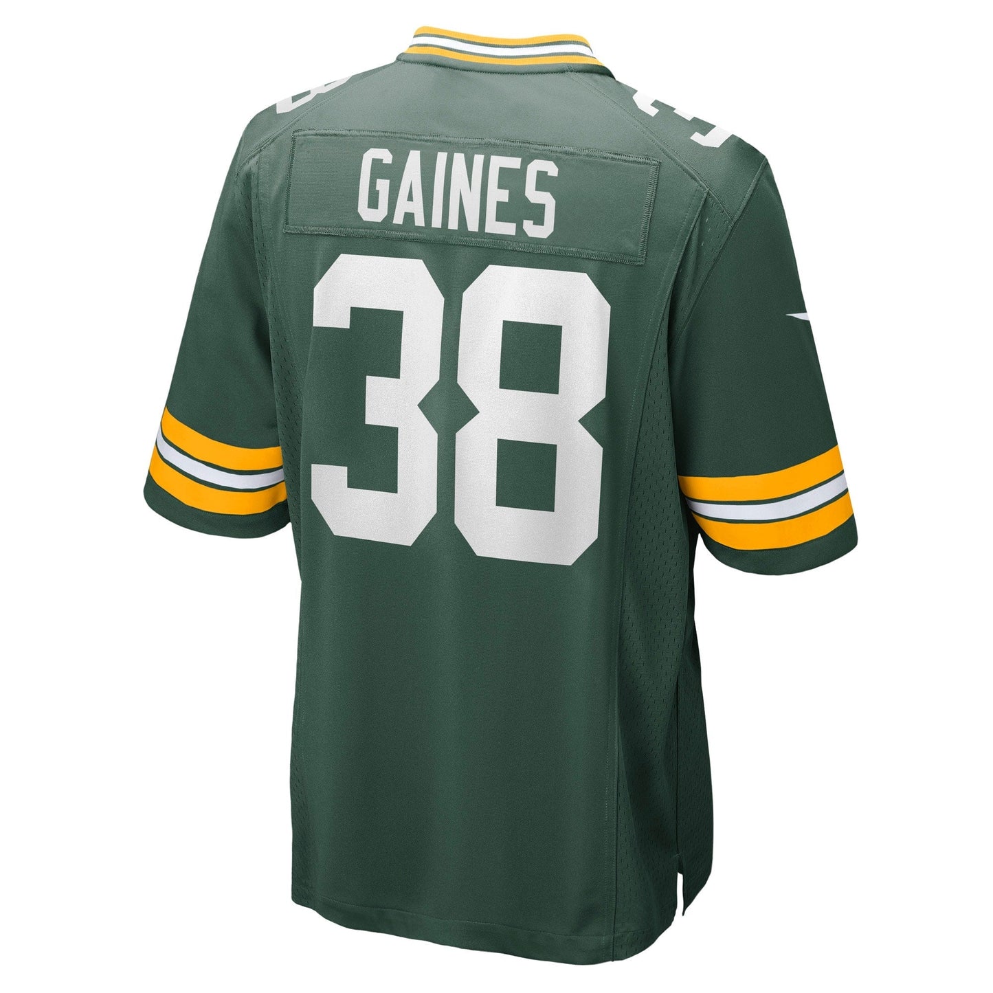 Innis Gaines Green Bay Packers  Game Jersey - Green