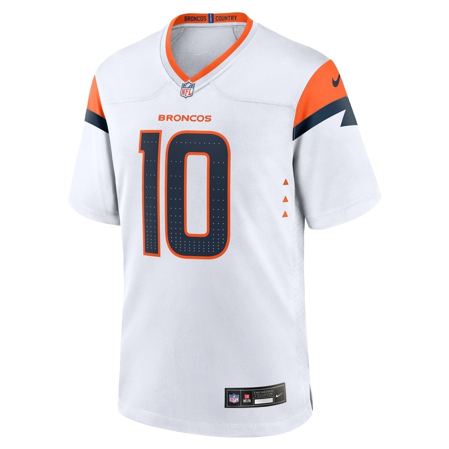 Bo Nix Denver Broncos  Game Jersey -  White