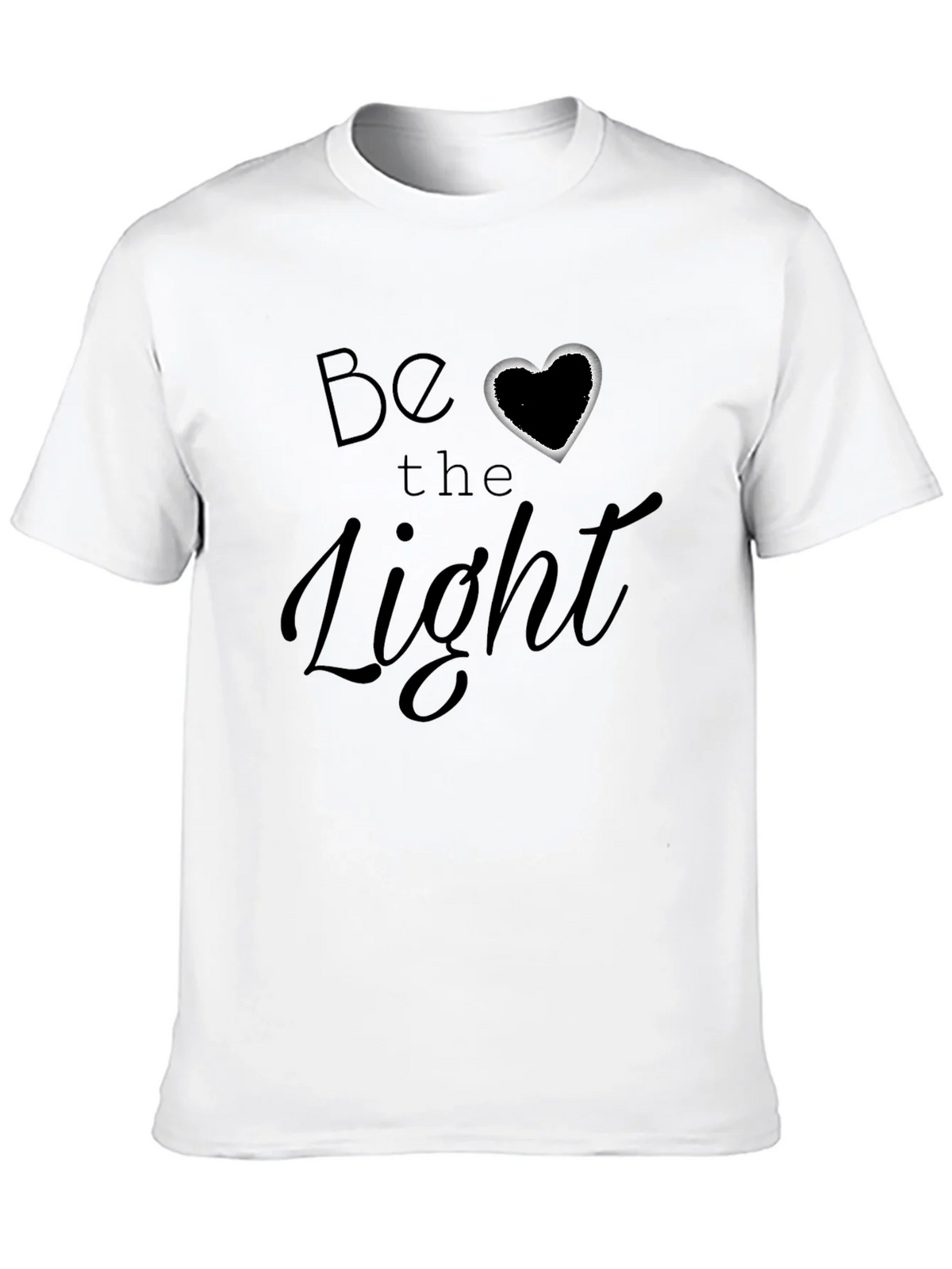 Be The Light Graphic Tee - Black Softstyle T-Shirt