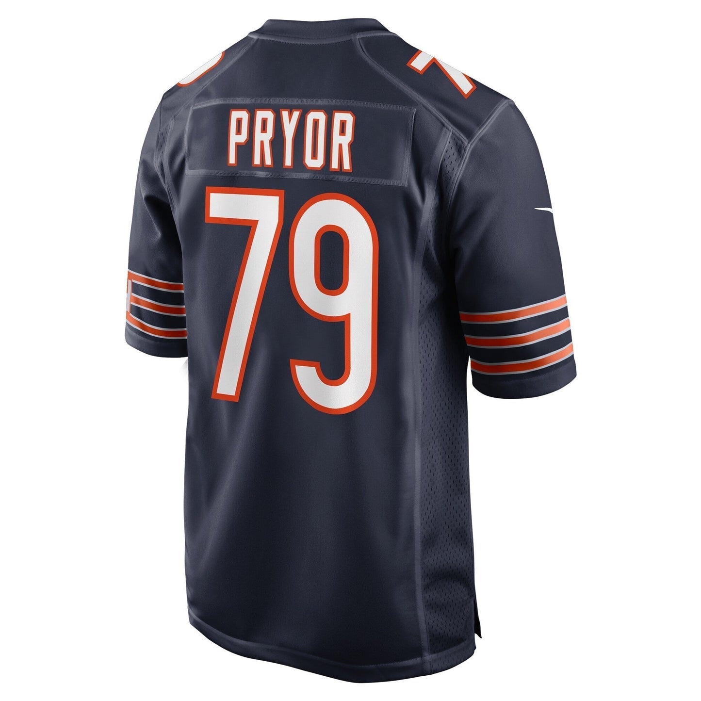 Matt Pryor Chicago Bears   Game Jersey -  Navy