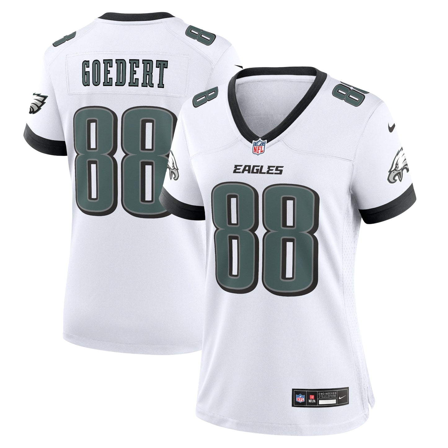 Dallas Goedert Philadelphia Eagles  White Game Jersey - White-MEN/WOMEN