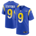Los Angeles Rams Matthew Stafford Royal Player Game Jersey