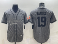 Men's San Francisco 49ers Deebo Samuel #19 Grey Game Jersey1 Joint Edition