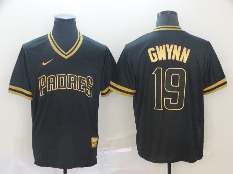 Men's San Diego Padres Tony Gwynn Black Player Jersey