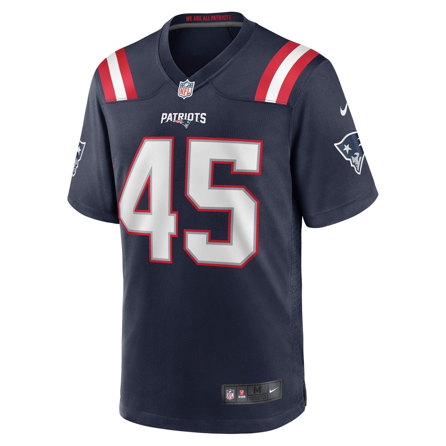 Chris Board New England Patriots  Game   Jersey - Navy