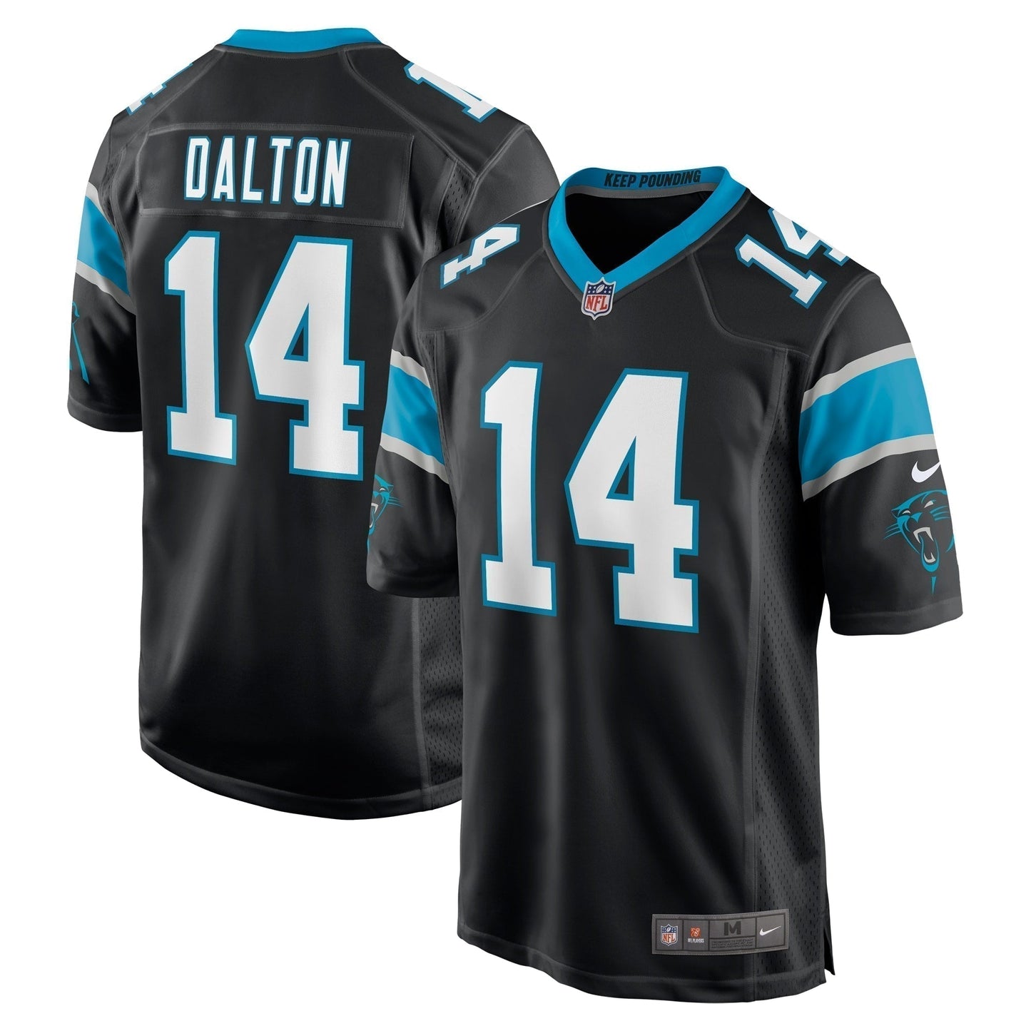 Andy Dalton Carolina Panthers  Game   Jersey - Black