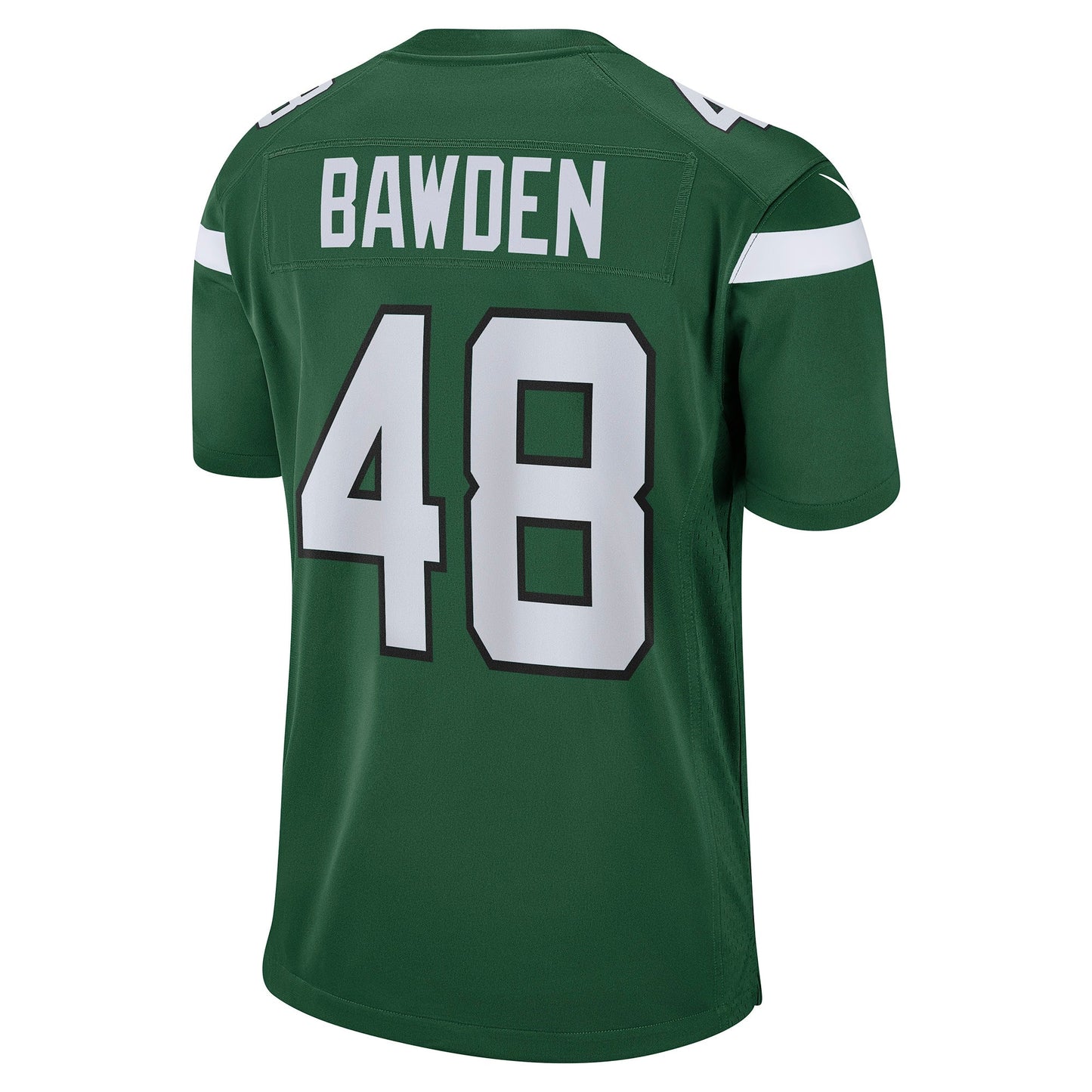 Nick Bawden New York Jets  Game   Jersey - Gotham Green