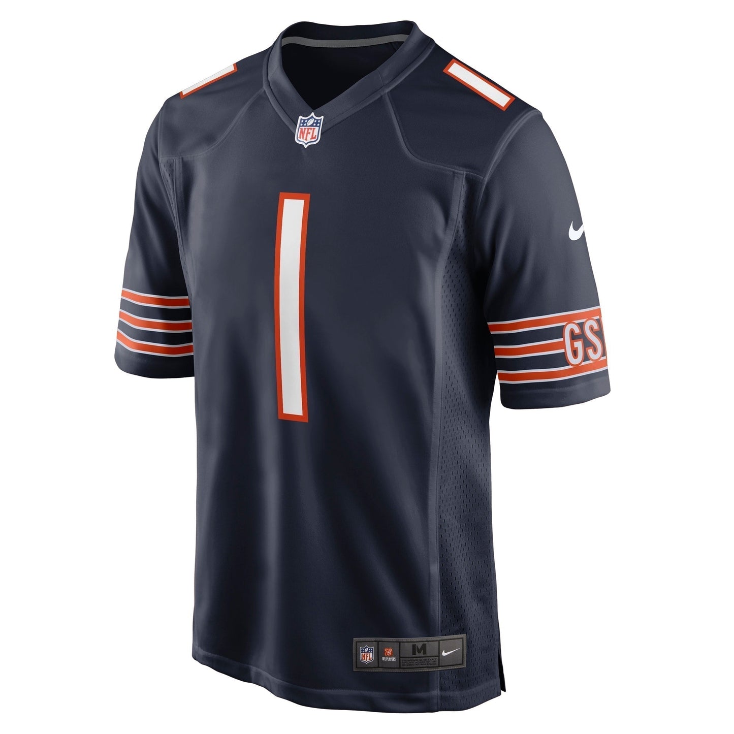 Number 1 Dad Chicago Bears  Game Jersey - Navy