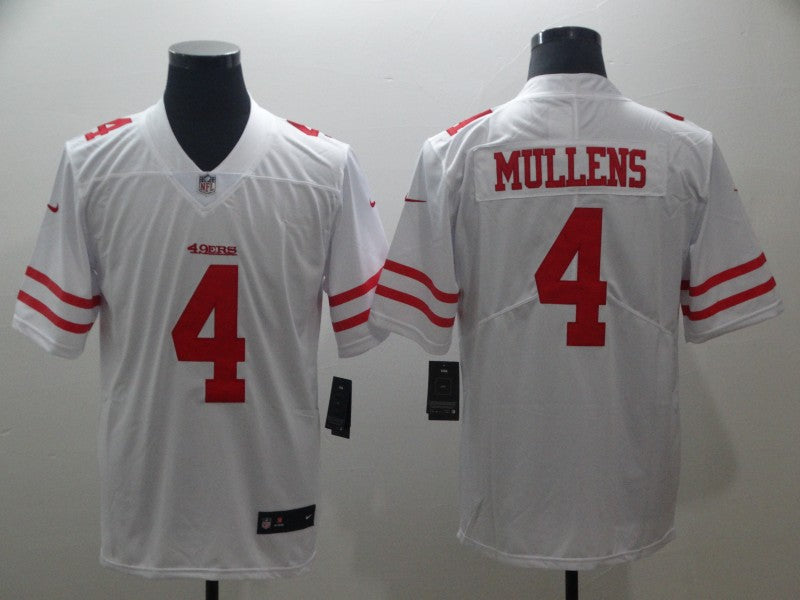 Men's San Francisco 49ers Nick Mullens White Game Jersey