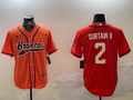 Men's Denver Broncos Patrick Surtain II Orange Player Jersey