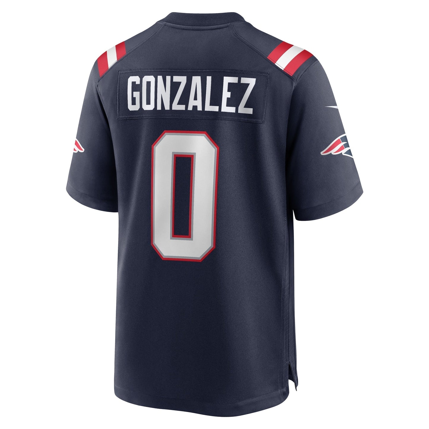 Christian Gonzalez New England Patriots  Team Game Jersey -  Navy