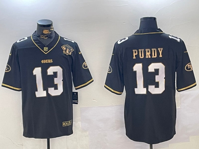 Men's San Francisco 49ers Brock Purdy Black Alternate Game Jersey