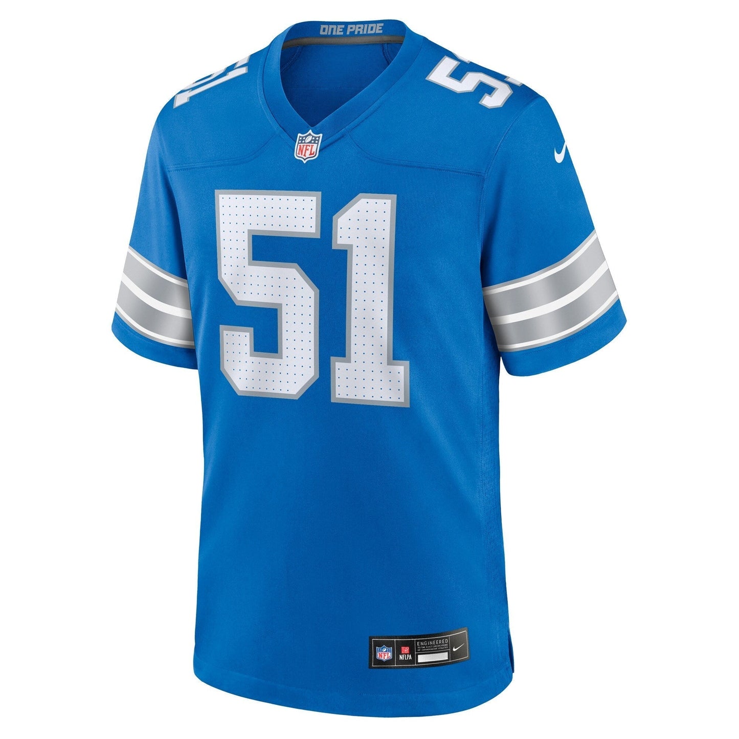 Steele Chambers Detroit Lions  Game Jersey -  Blue