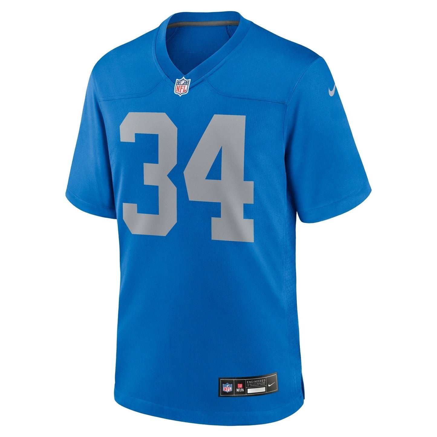 Alex Anzalone Detroit Lions  Alternate Game Jersey -  Blue