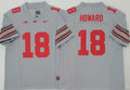 Men's Ohio State Buckeyes Will Howard Gray Player Game Jersey