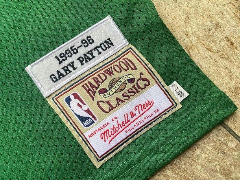 Supersonics No. 20 Gary Payton Green  MN