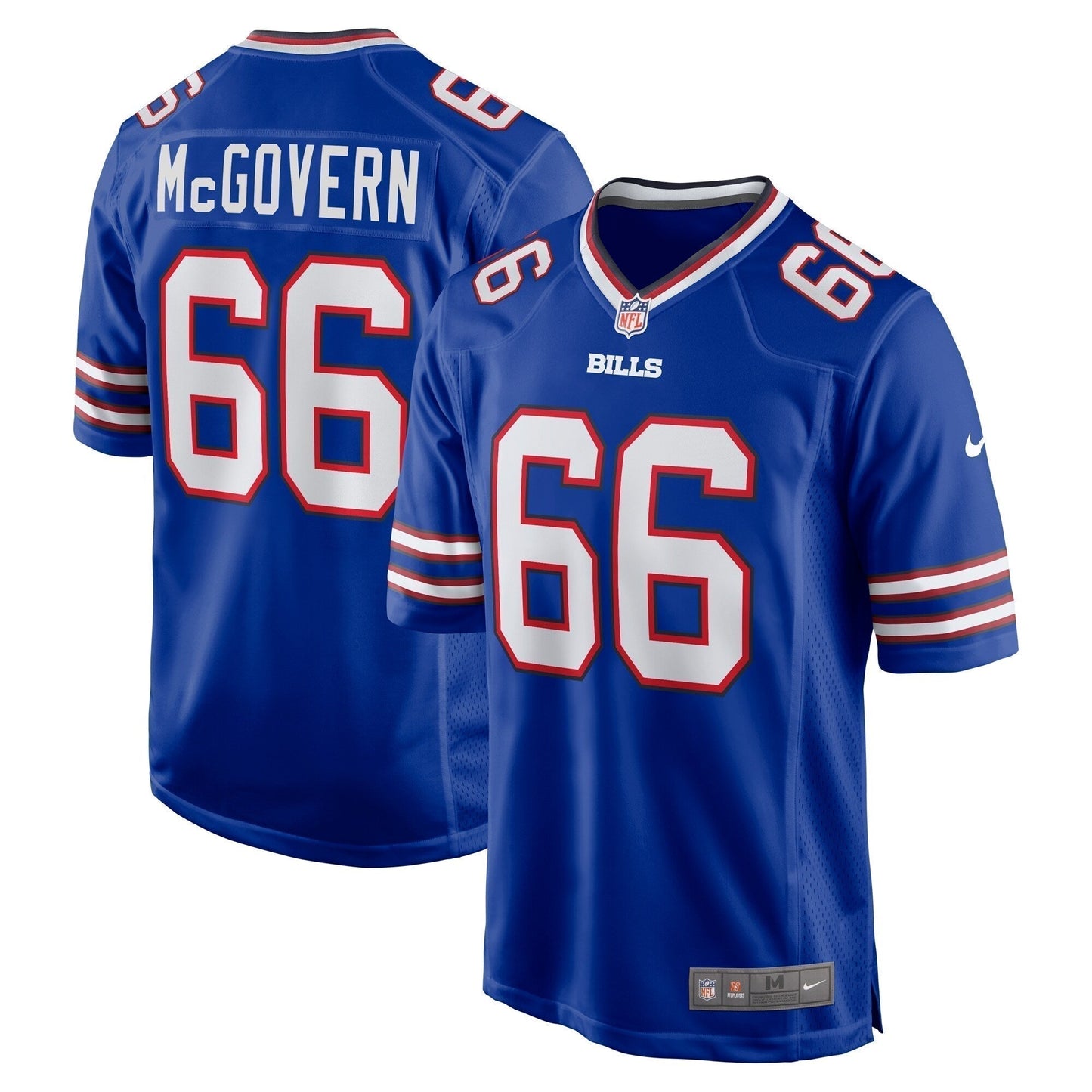 Connor McGovern Buffalo Bills Game   Jersey - Royal
