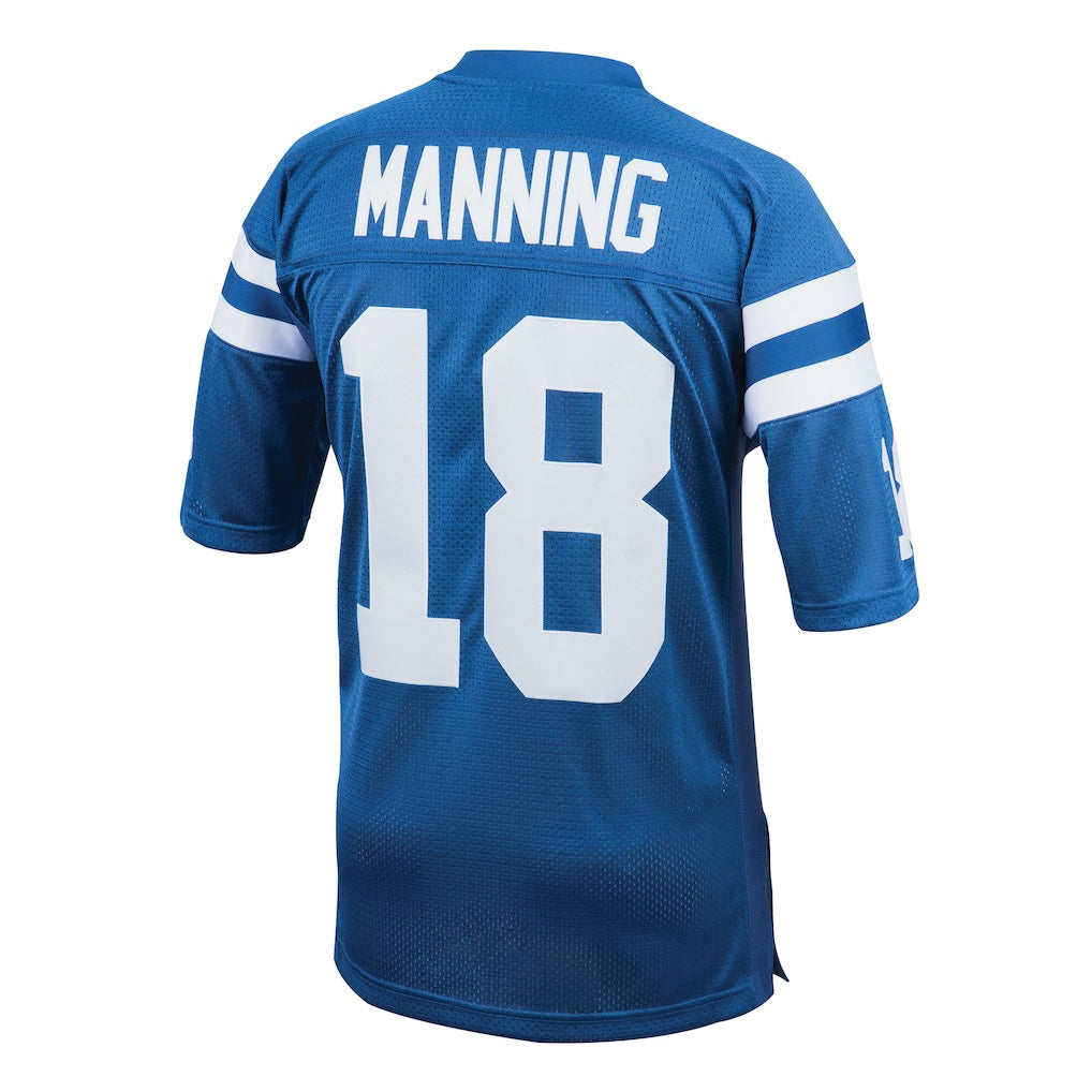 IN.Colts #18 Peyton Manning  Royal Authentic Throwback Retired Player Jersey