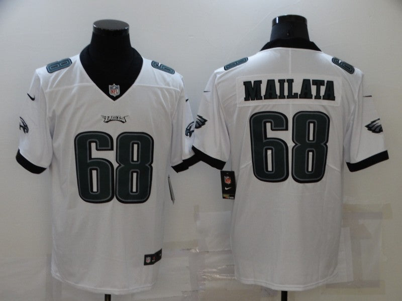 Men's Philadelphia Eagles Jordan Mailata White Game Jersey