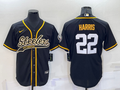 Men's Pittsburgh Steelers Najee Harris Black Player Jersey