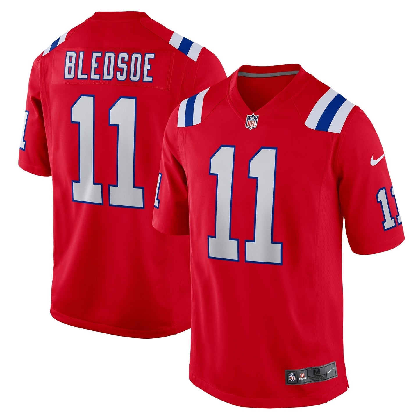 New England Patriots Drew Bledsoe Red Retired Player Alternate Game Jersey