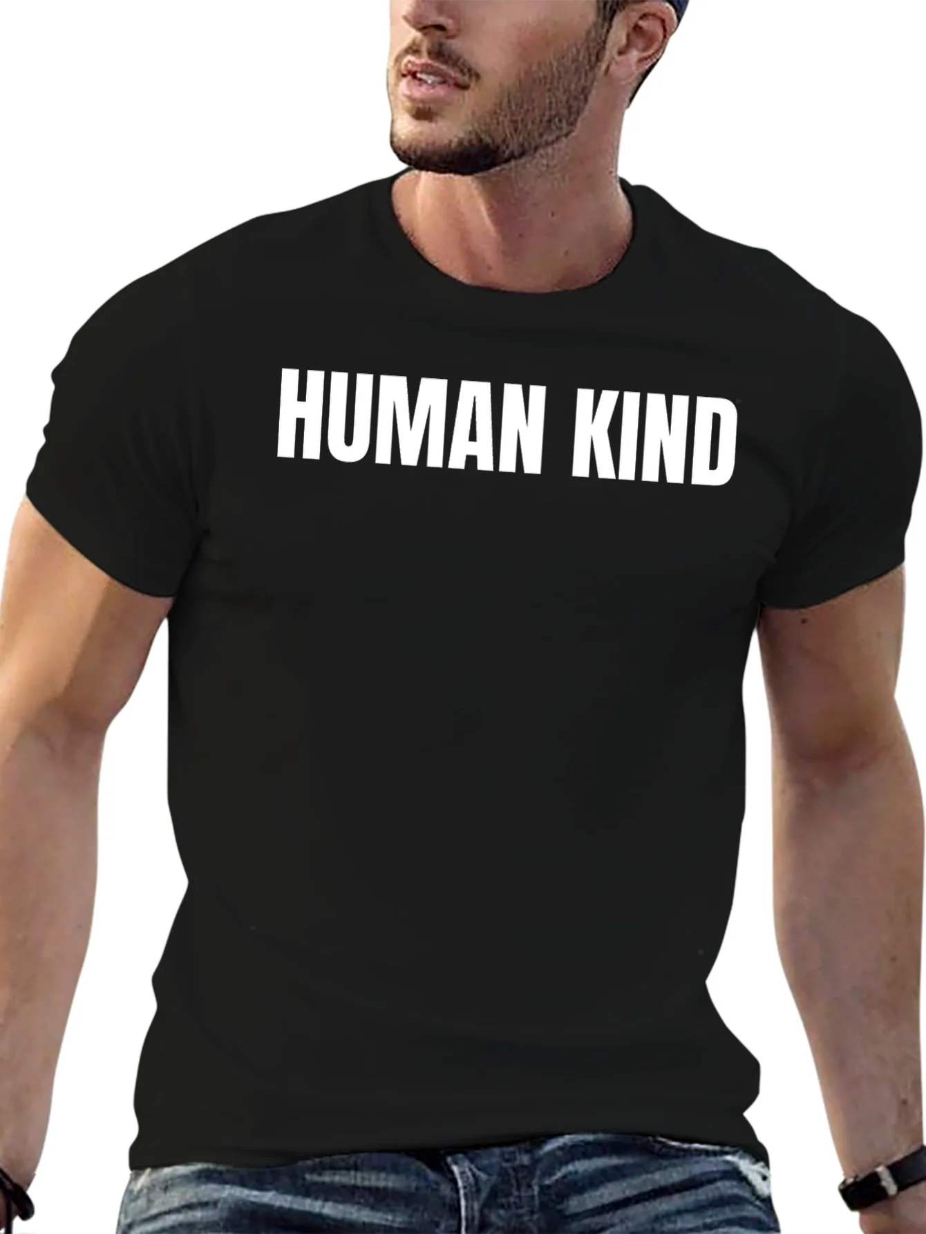 Human Kind Graphic Tee - Black T-Shirt