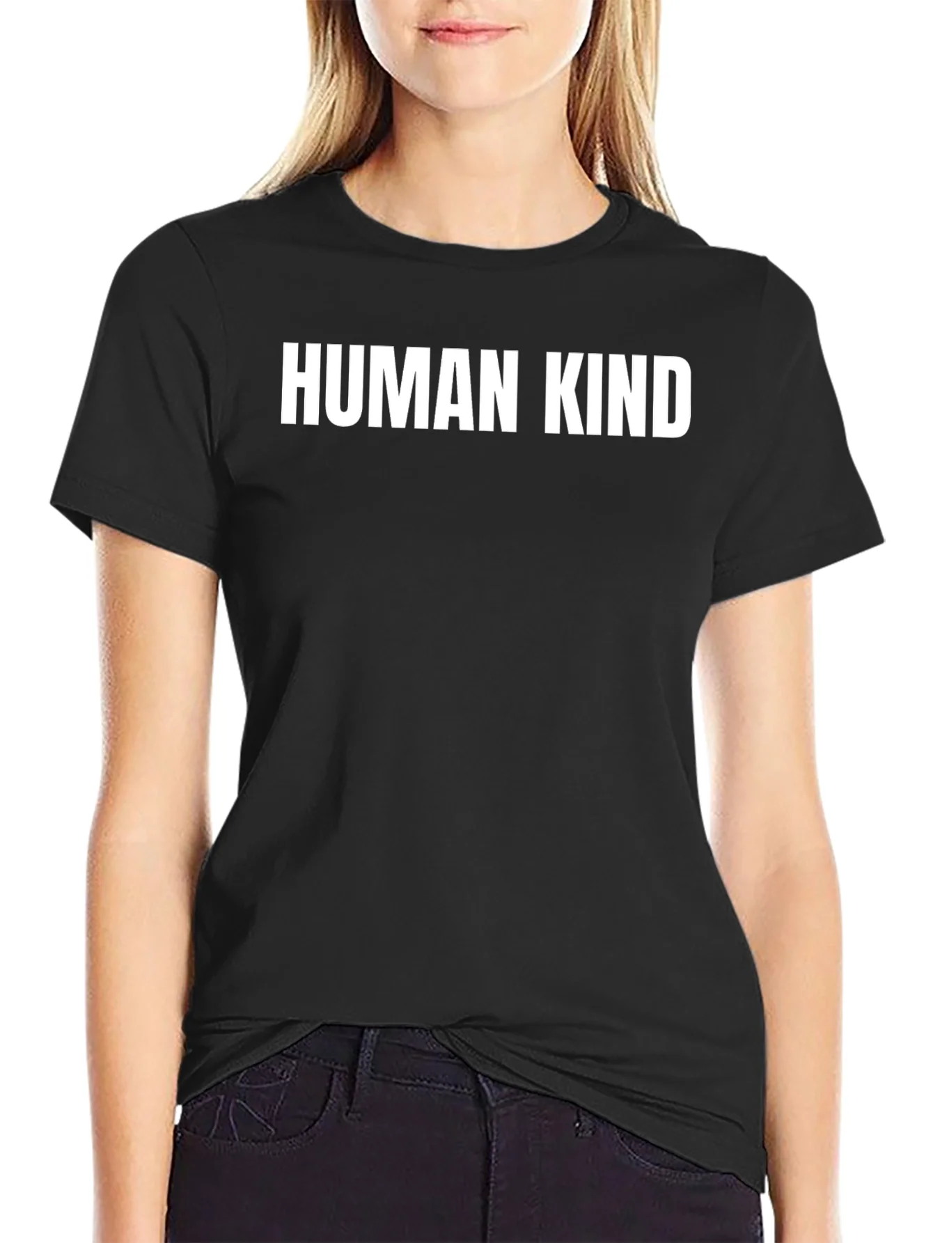 Human Kind Graphic Tee - Black T-Shirt