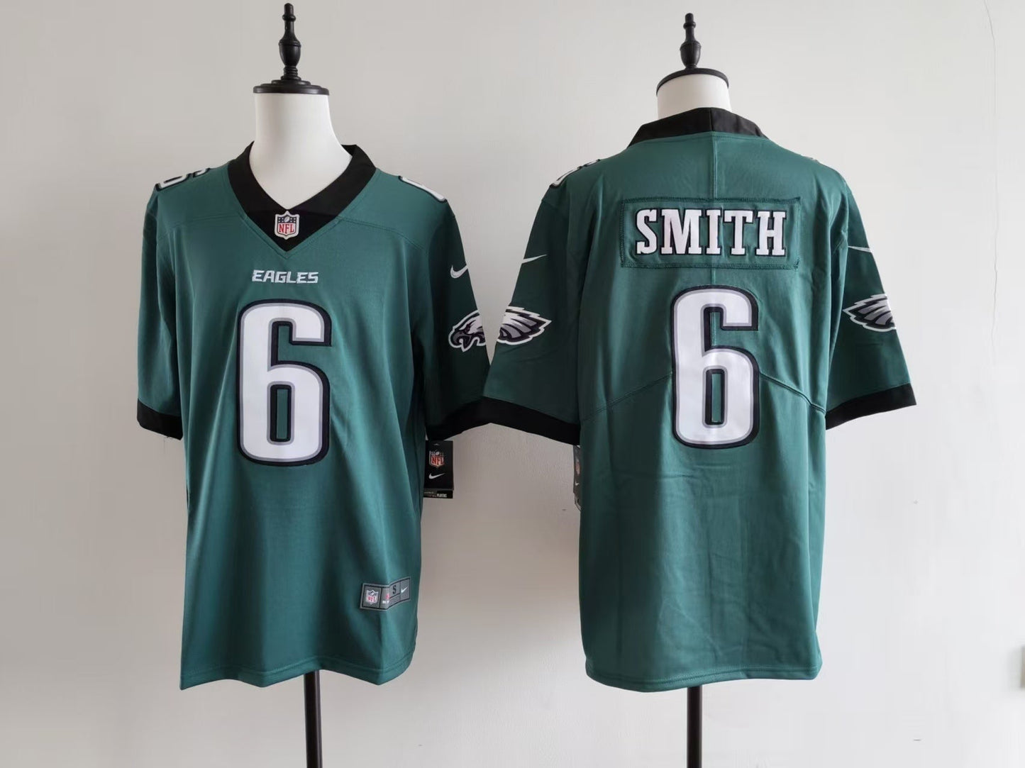 Men's Philadelphia Eagles DeVonta Smith  Jersey-Midnight Green