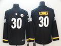 Men's Pittsburgh Steelers James Conner #30 Black Authentic Game Jersey1