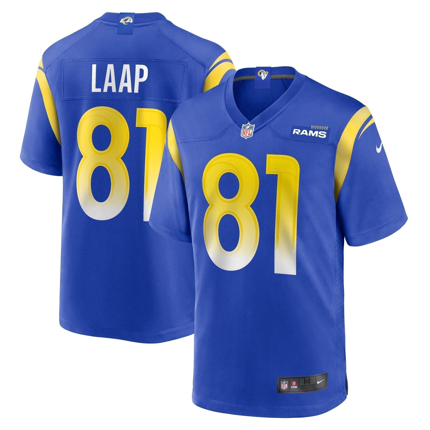 JJ Laap Los Angeles Rams  Game Jersey -  Royal